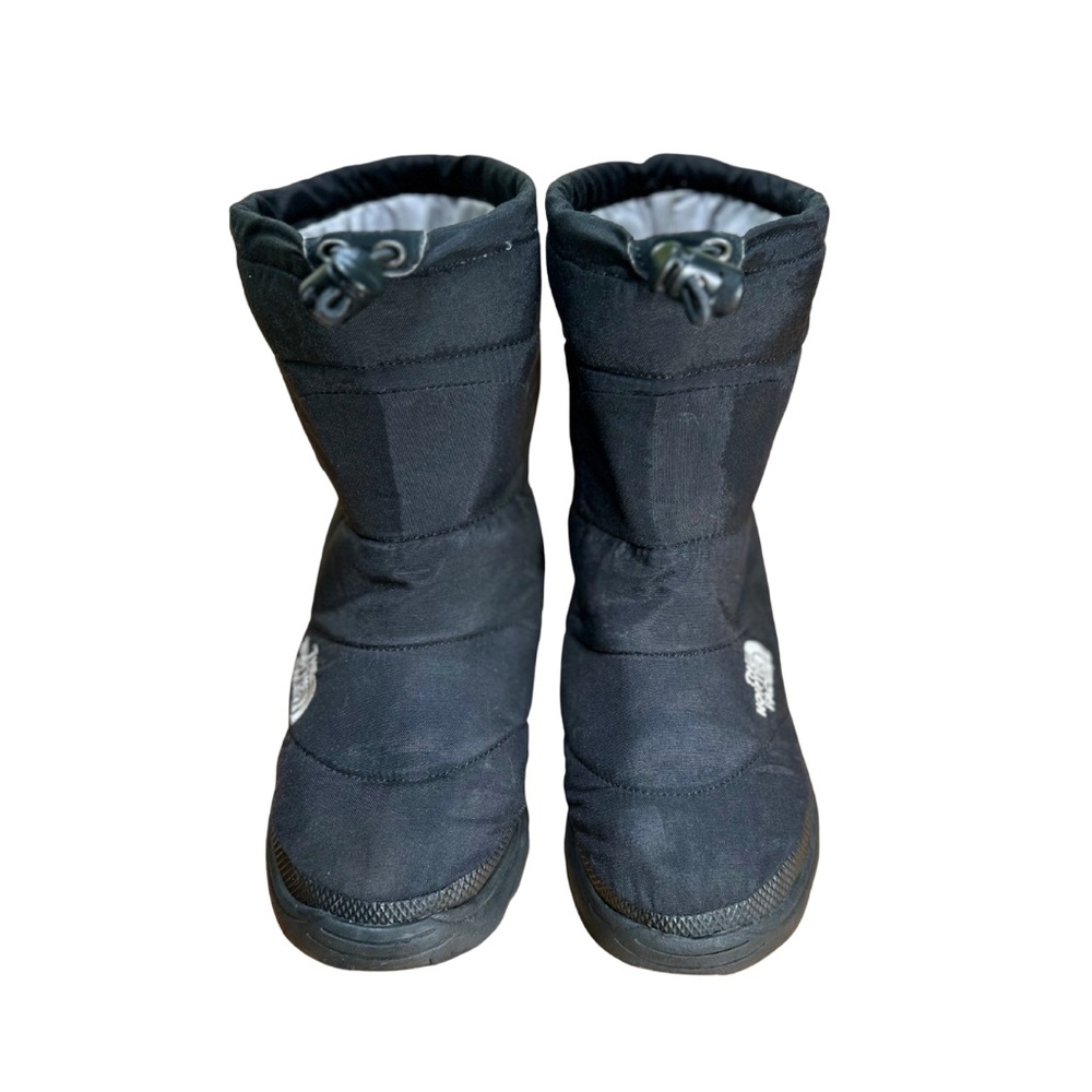 The North Face 600g Boy’s Graphic Black Nuptse Bootie Outdoor Winter Boot Size 2